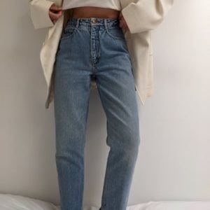 🤍 euc | vintage Talbots | faded high rise jeans